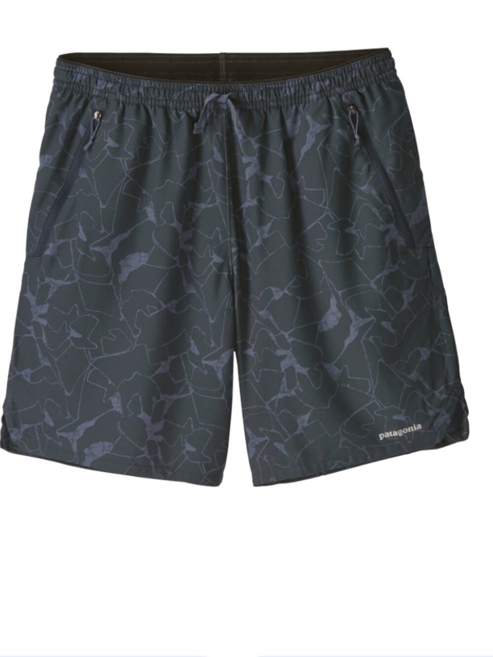 Patagonia Men's Navy Blue Nine Trails Shorts 8" m medium